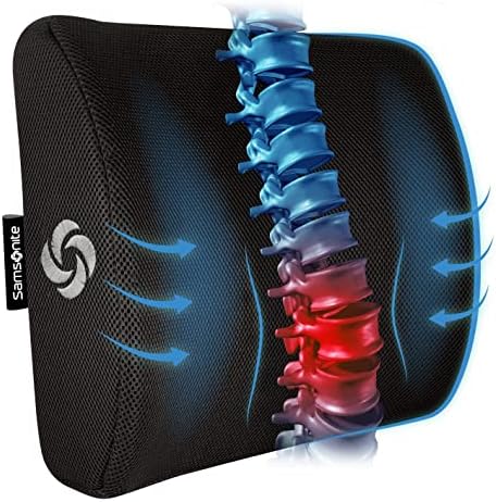 Podparcie lędźwiowe Samsonite do krzesła biurowego